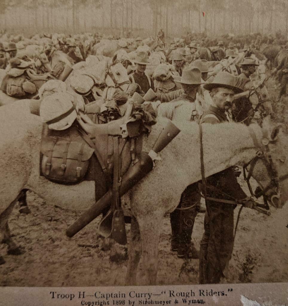 SPANISH AMERICAN WAR 1898 TROOP H, CAPTAIN GEORGE (1 of 3)