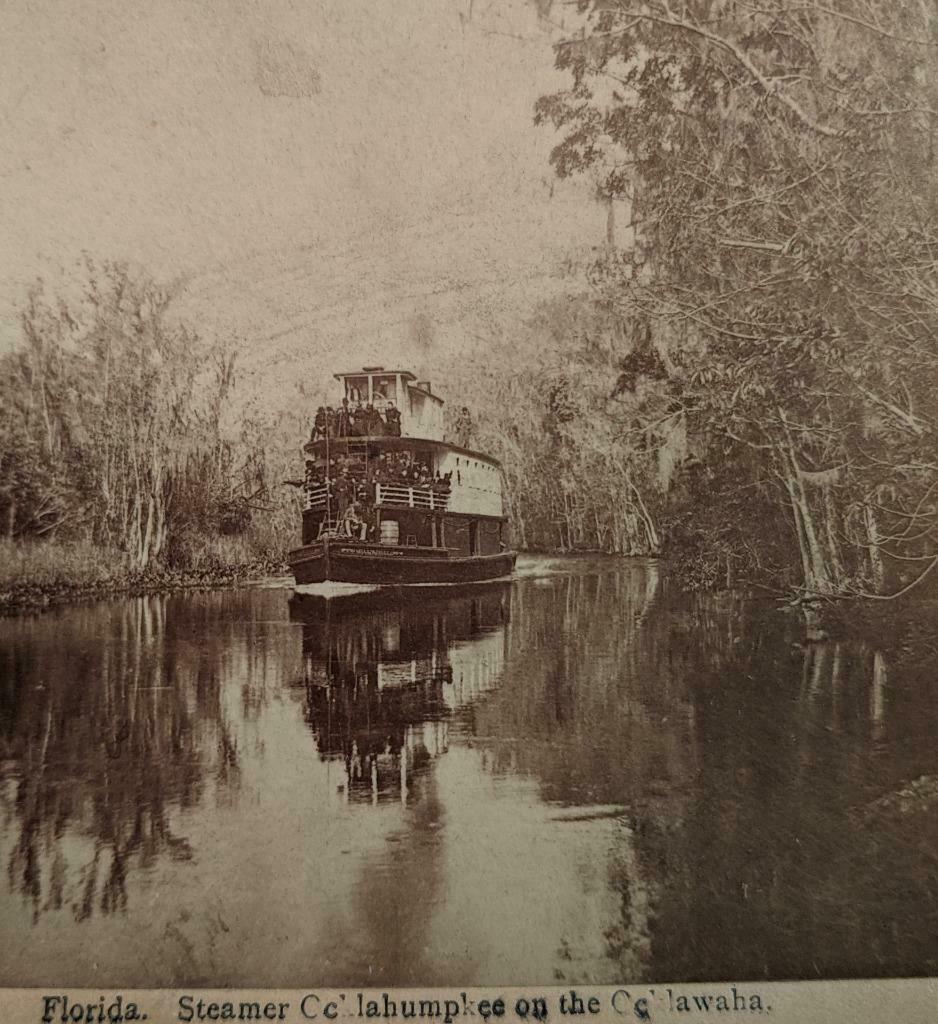 ca. 1900 OKEEHUMKEE PASSENGER STEAMER STEAM BOAT on (1 of 3)