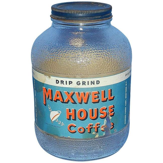 Vintage Maxwell House Coffee Jar with Original Label (1 of 6)
