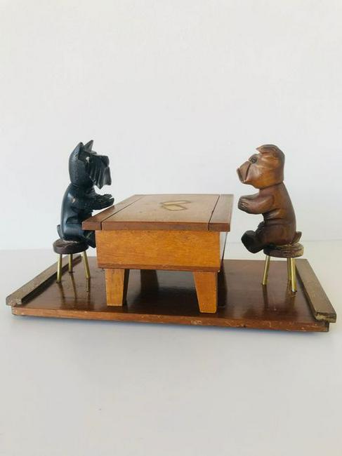 Antique Cigarette Case, French Folk Art (1 of 10)