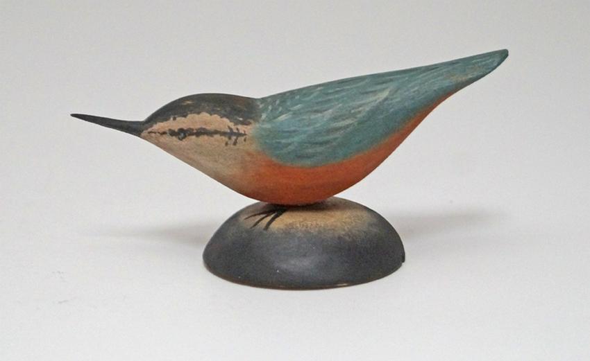 Nuthatch Bird Wood Carving by Brian Mitchell (1 of 7)