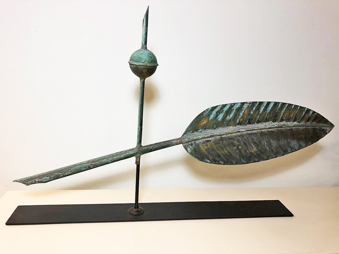QUILL WEATHERVANE BY HARRIS MFG. OF BOSTON, MASS (1 of 6)