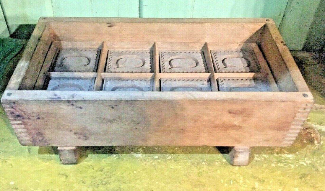 Beautiful Primitive Wooden Butter Mold (1 of 9)