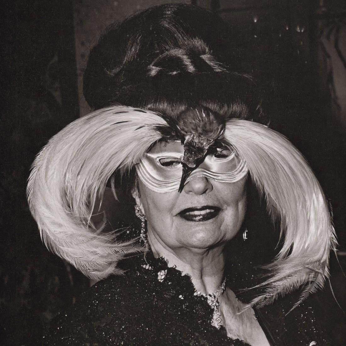 DIANE ARBUS - A Woman in a bird mask, NYC, 1967: Artist: DIANE ARBUS Print Title: A Woman in a bird mask, NYC, 1967 Medium: Photoengraving Printed 1970’s in the US Image size (inches) approx. 8 x 8” Diane Arbus (1923 –1971),was an American pho