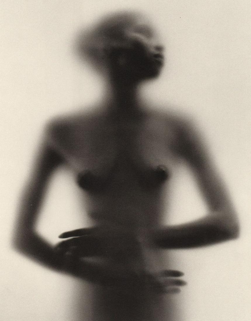 RUTH BERNHARD - Veiled Nude, 1974: Artist: RUTH BERNHARD Print Title: Veiled Nude, 1974 Medium: Duotone Photoengraving Printed in USA in 1980’s Image Size approx: 8 x 6.5” Ruth Bernhard (1905 – 2006), was a legendary San Francisc