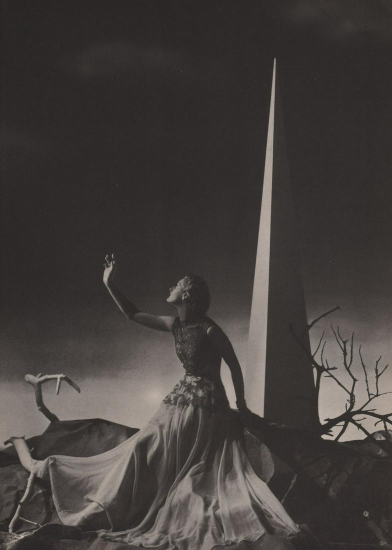 ANDRE DURST- Woman under star: Artist: ANDRE DURST Print Title: Woman under star Medium: Vintage Photoengraving on Matte Paper Printing Date: 1930’s Printed in USA Image Size: 11” X 8” Reserve: $25.00 Shipping: Domestic: Flat