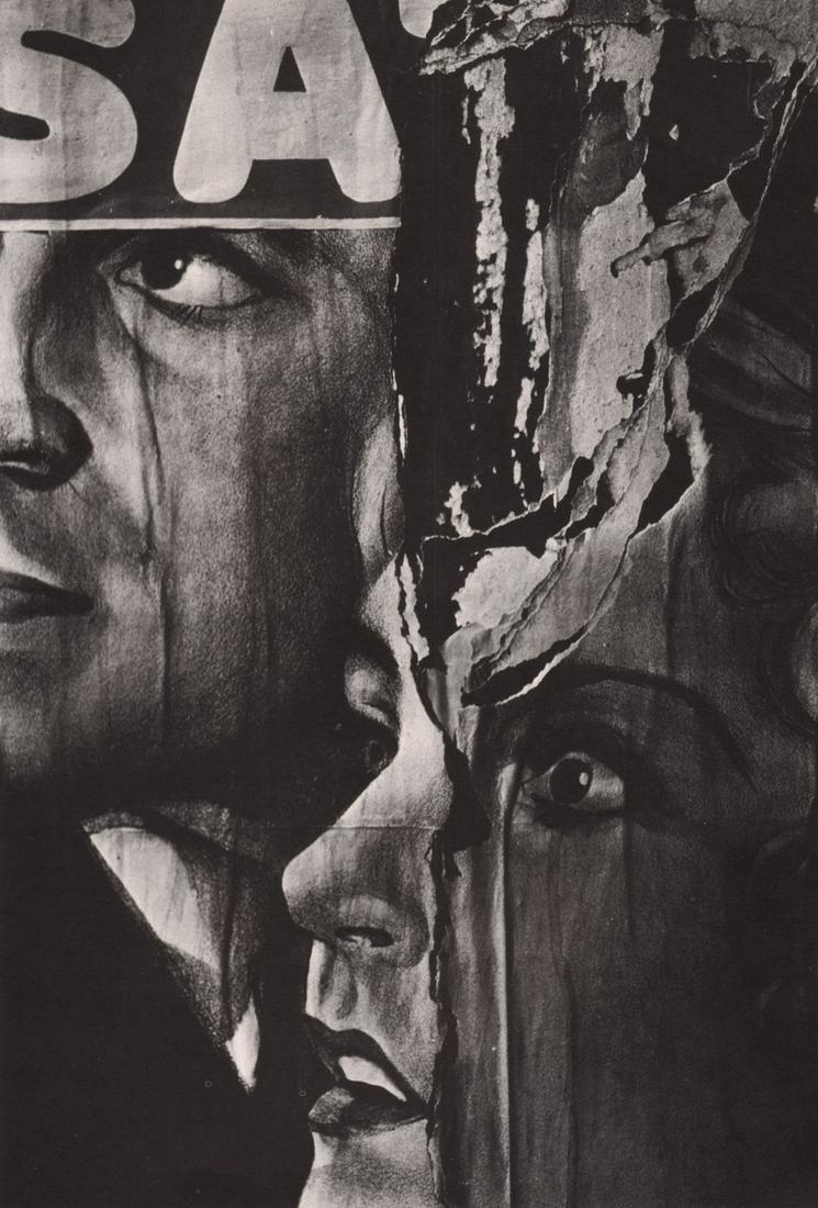 WALKER EVANS - Torn Movie Poster, 1930 (1 of 1)