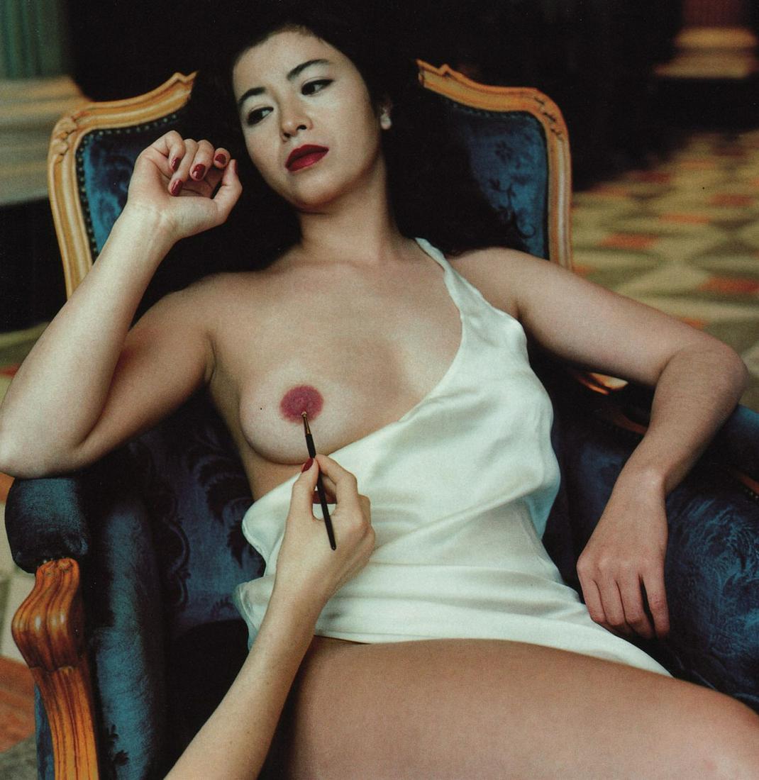 HELMUT NEWTON - Eri Ishida, Nice, 1992 (1 of 1)