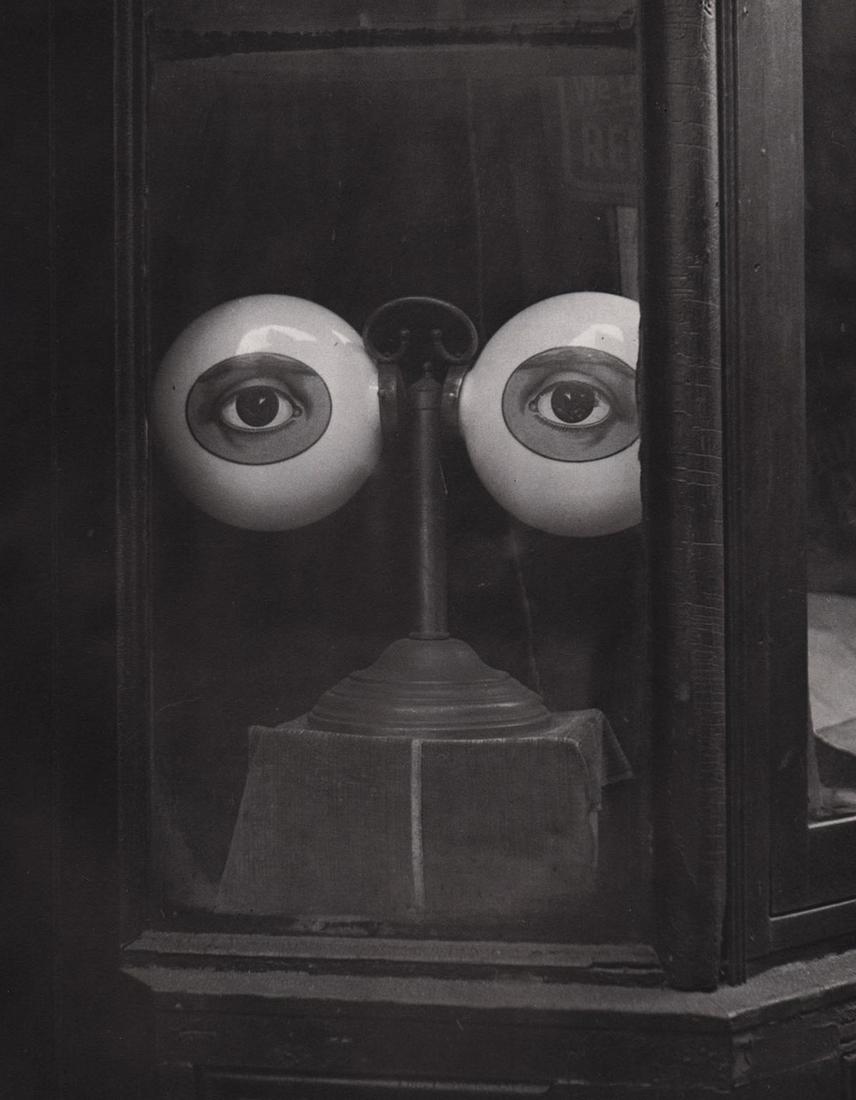 IRVING PENN - Optician's Window, New York c 1939: Artist: IRVING PENN Print Title: Optician's Window, New York c 1939 Medium: Photolithograph Printed 1980’s in the US Image size (inches) approx. 8.5 x 7” Irving Penn was an American photographer k