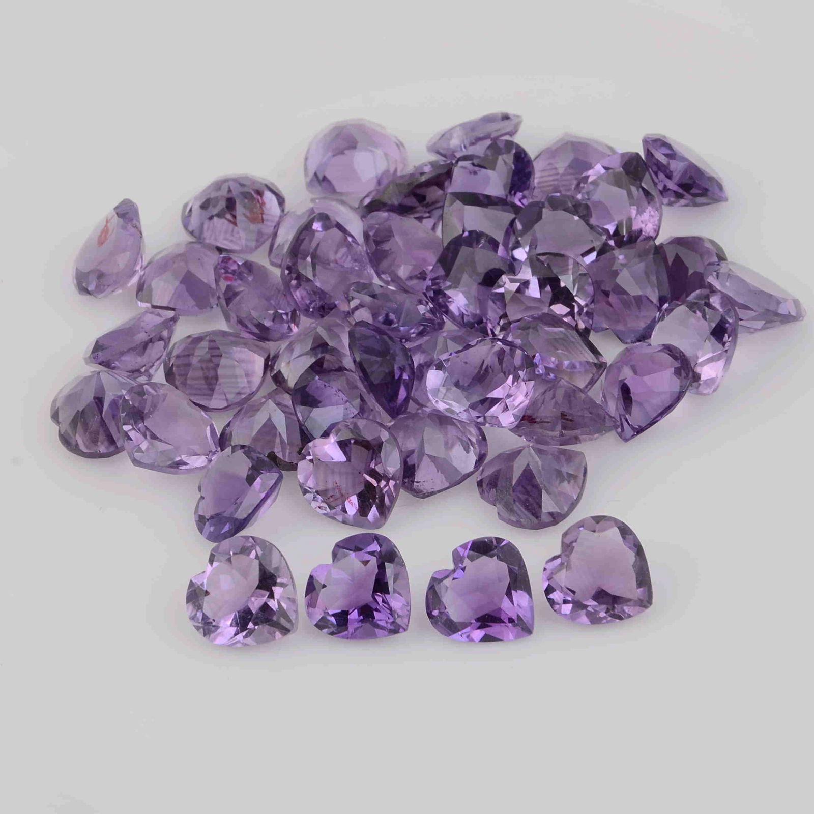 90.25 Carat Purple Color Heart Amethyst Loose Gemtone (1 of 7)