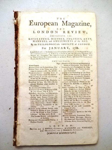 1786 Magazine Engravings East India (1 of 3)