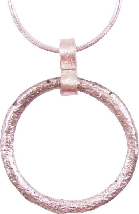 VIKING PROTECTIVE BROOCH NECKLACE 9th-11th CENTURY AD: Worn in numbers on the surface of the jerkin, these small metal brooches provided a measure of protection against sword cuts and, in fact, were a form of armor. See current Public Television programmi