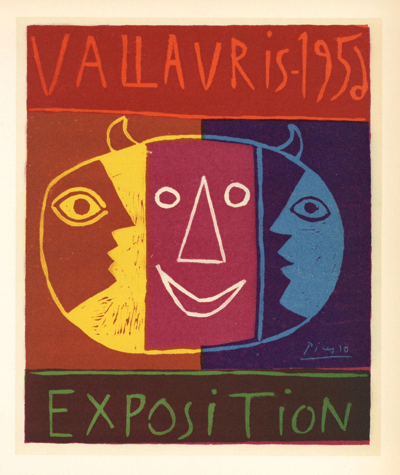 Pablo Picasso lithograph poster | Exposition Vallauris (1 of 1)