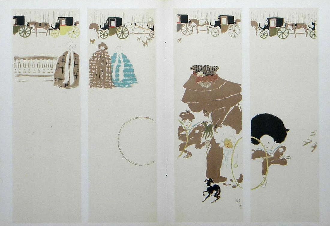 Pierre Bonnard lithograph "Paravent a quatre feuilles" (1 of 1)