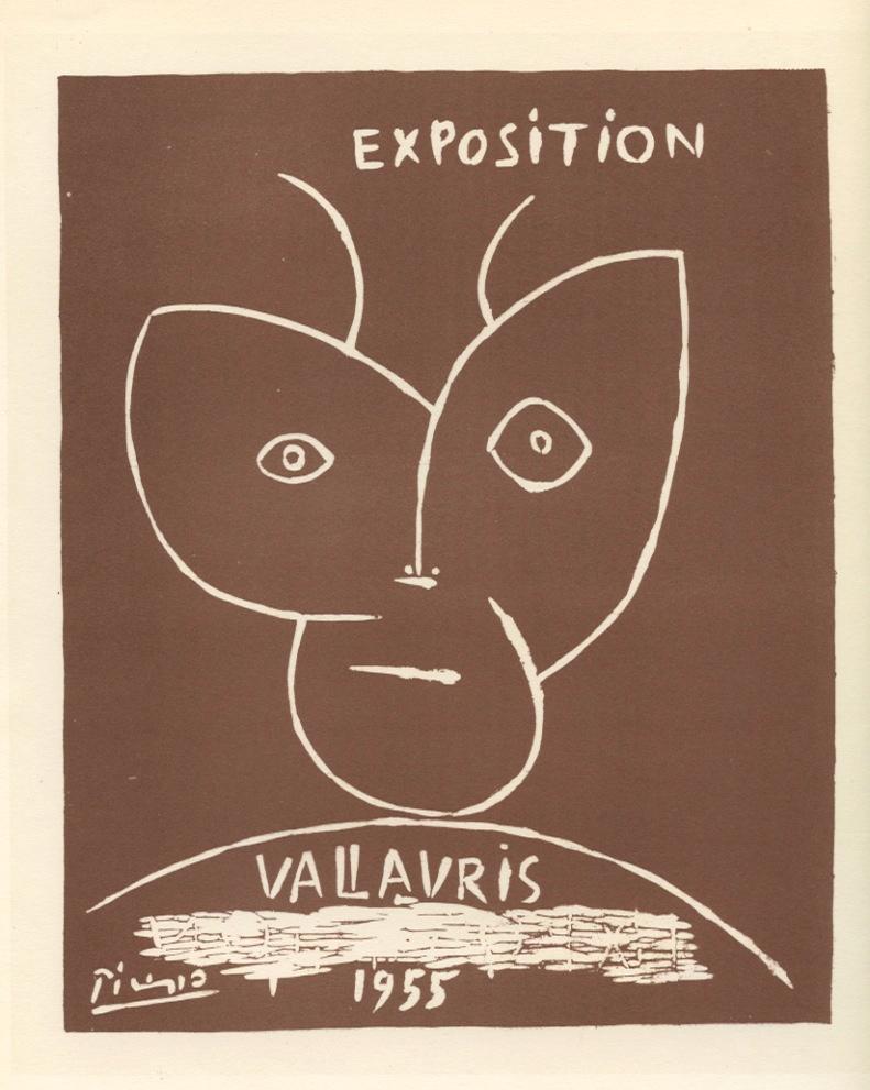 Pablo Picasso lithograph poster "Exposition Vallauris" (1 of 1)