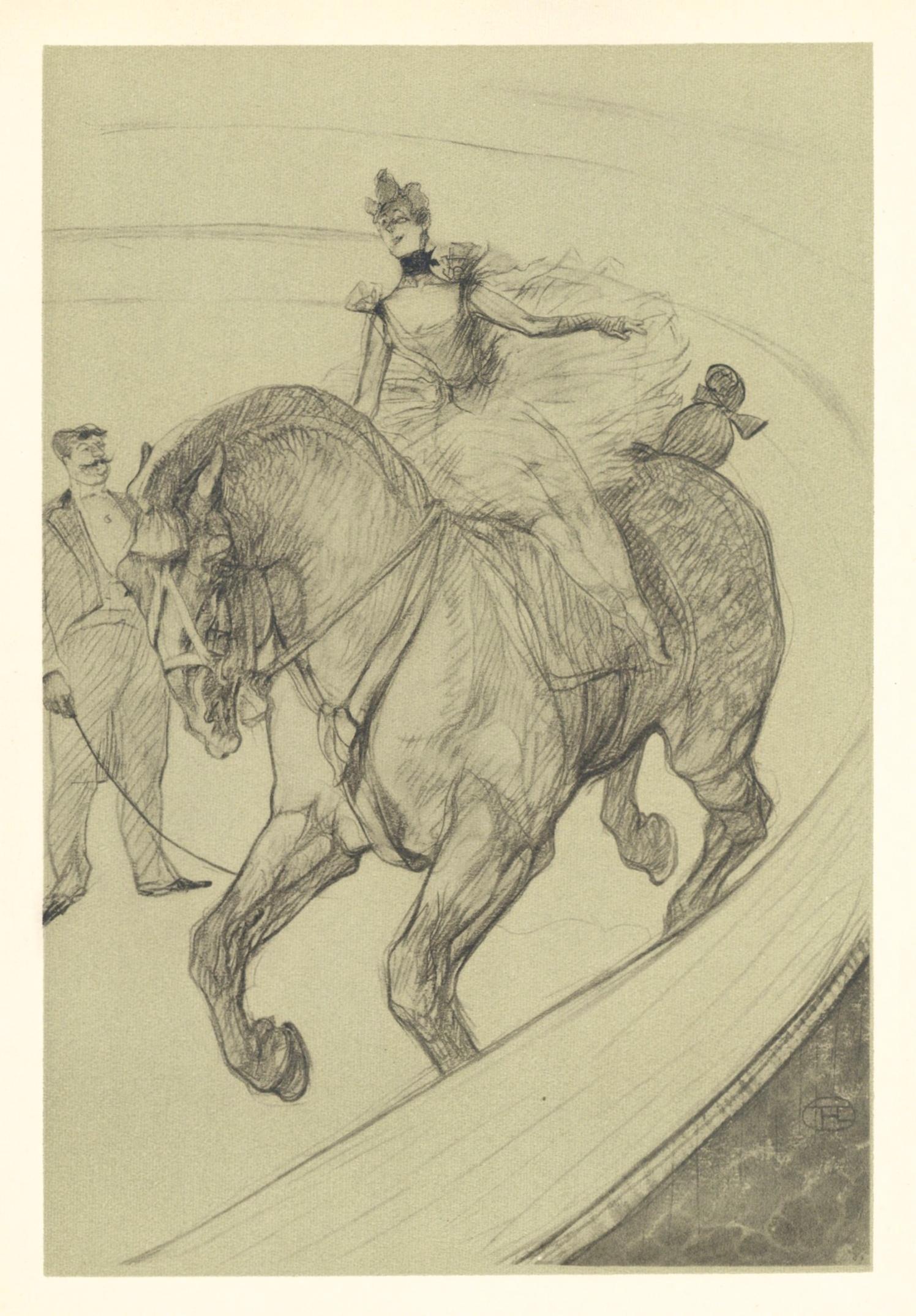 Toulouse-Lautrec lithograph | Circus "Travail sans (1 of 1)