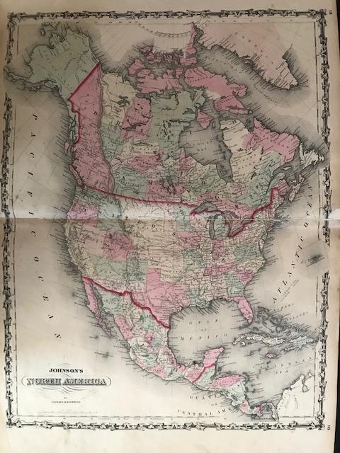 1861 North America. By Johnson (1 of 1)