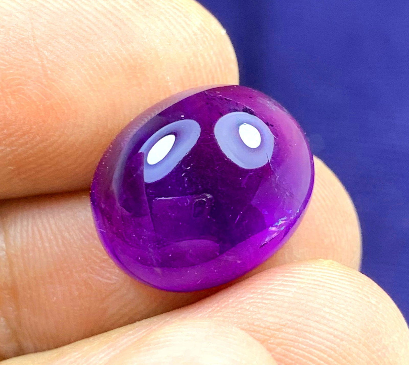 Amethyst Cabochon Gemstone Top Quality Deep Purple (1 of 7)