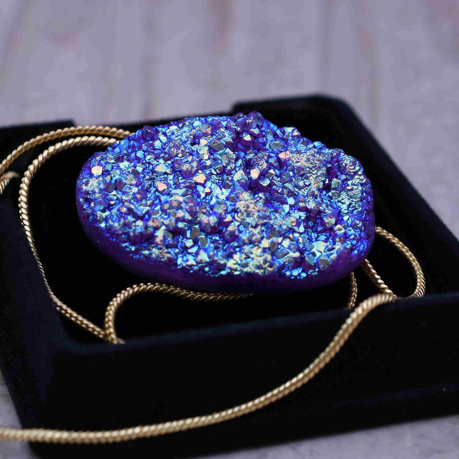 54.50 Ct Unmounted Certified Brazilian Druzy Gemstone (1 of 3)