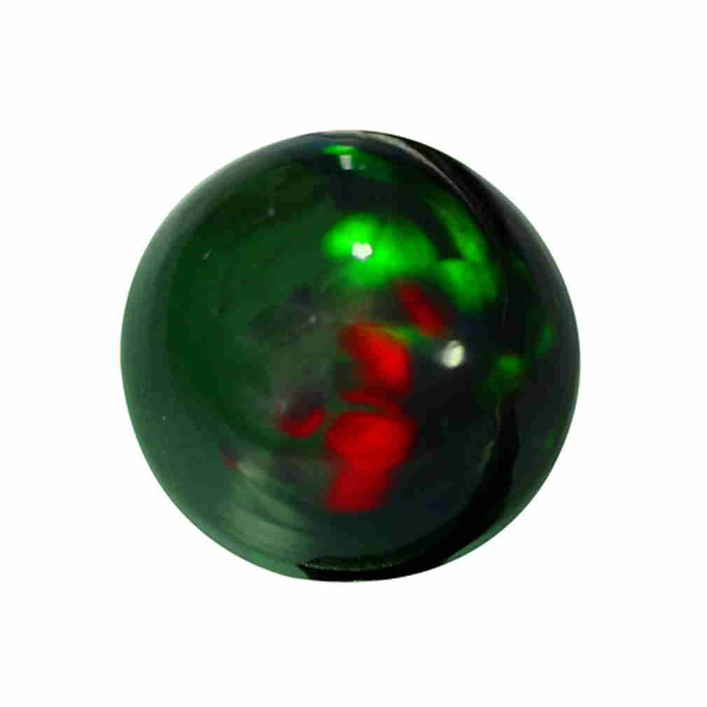 1.33Ct Round cut 8 x 8 mm Multi color Disco Black Fire (1 of 1)