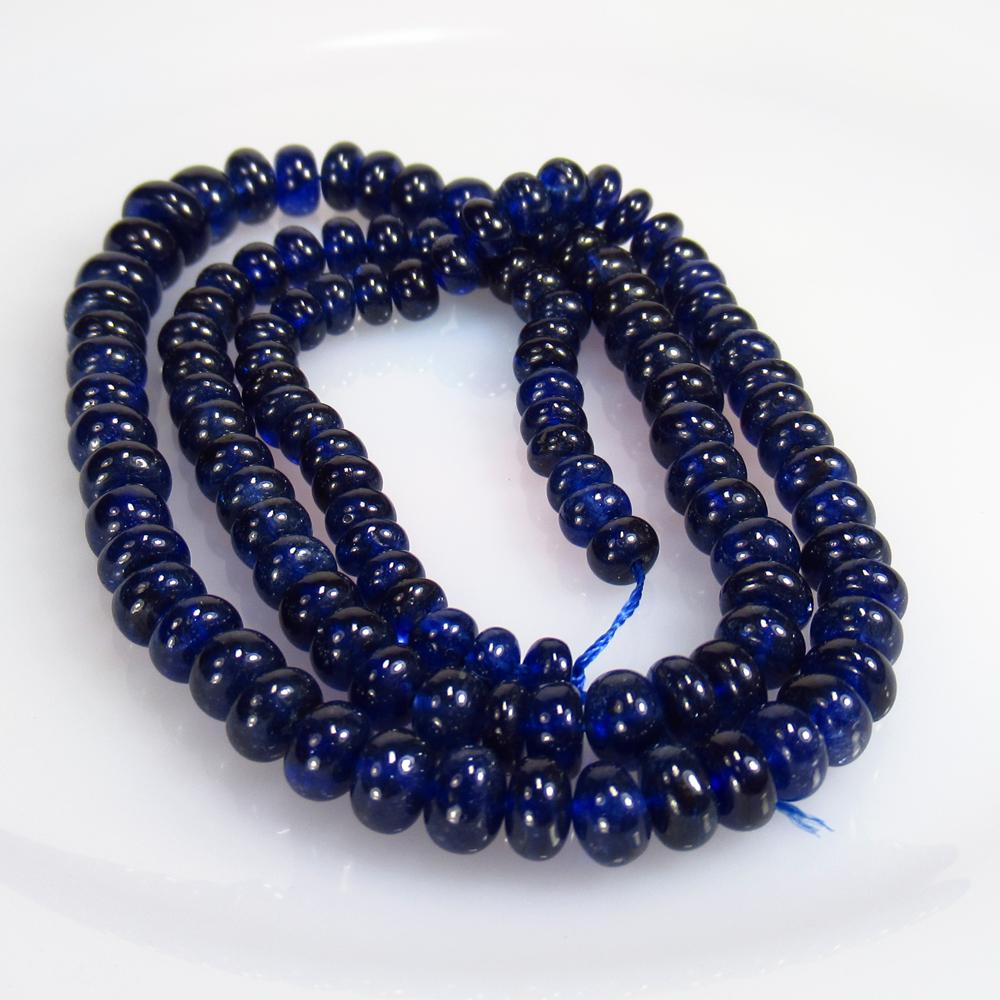 182.09 Ct Natural 119 Blue Sapphire Round Beads (1 of 3)