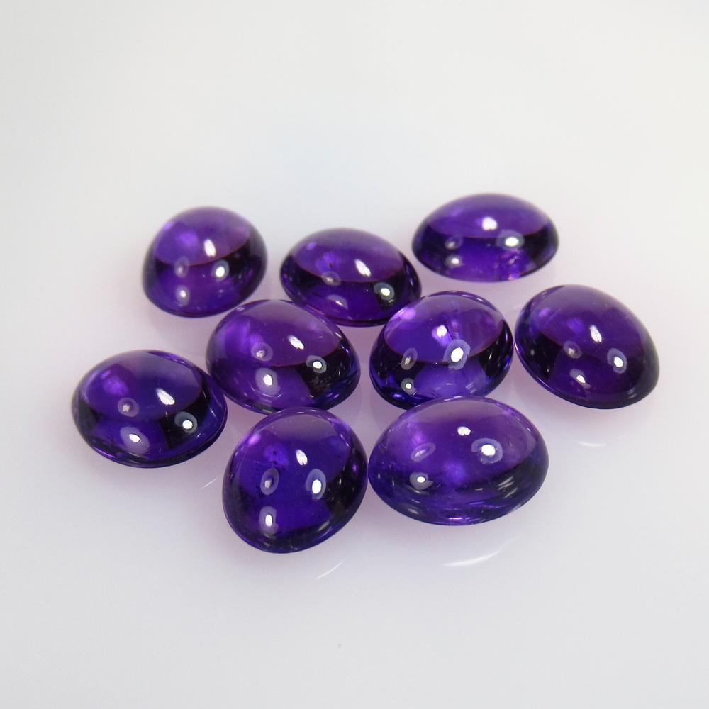 20.82 Ctw Natural 9 Purple Amethyst Oval Set (1 of 2)