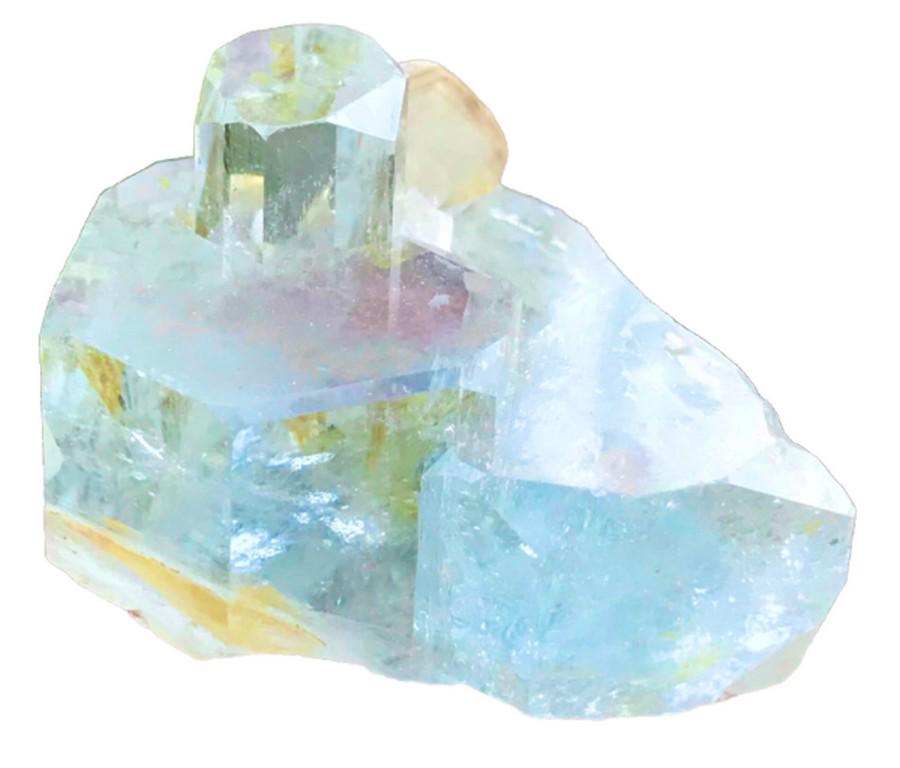 95 Carats Amazingly Terminated Damage Free Blue Color: Title: 95 Carats Amazingly Terminated Damage Free Blue Color Aquamarine Crystal Cluster Origin: Pakistan Additional Information: Treatment: NoneCondition: Natural Name: Aquamarine Color: Blue Weight: 