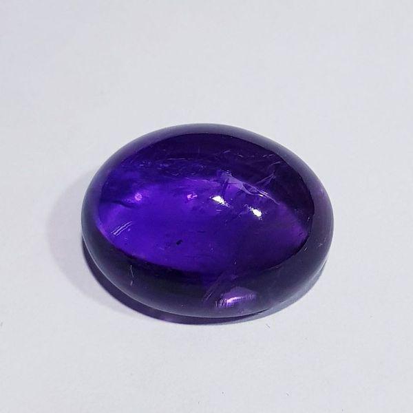 27.45 ct Natural Amethyst Oval Cabochon (1 of 4)