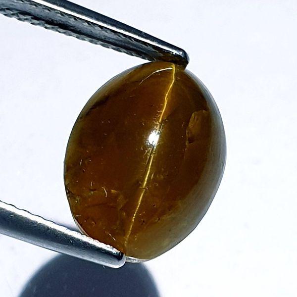8.42 ct Natural Apatite cat's Eye: No Reserve! Title: 8.42 ct Natural Apatite cat's Eye Color/Clarity: Semi Transparent Gemstones: Loosegemstone Carat Weights: 8.42 Size/Dimensions: 13.10 x 9.90 x 7.70 Additional Information: Oval - Af