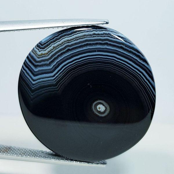 38.30 ct Natural Black Lace Agate (1 of 5)