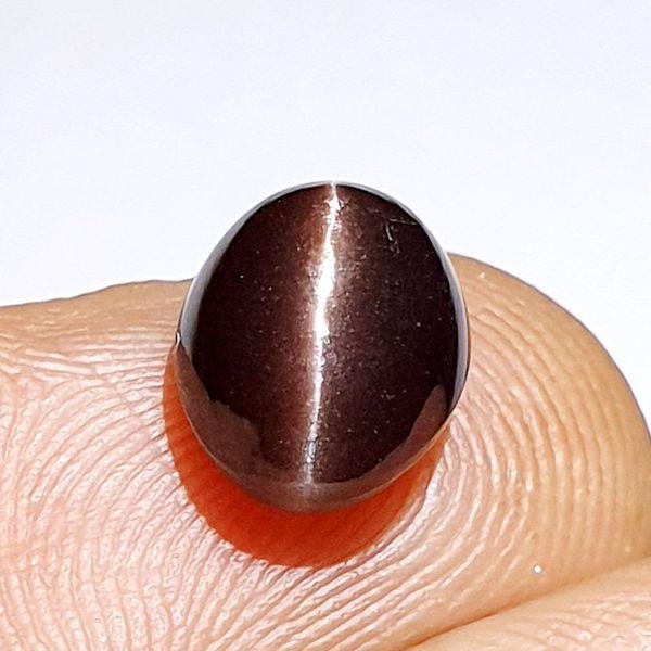 Natural Scapolite Cat's Eye 3.29 ct: No Reserve! Title: Natural Scapolite Cat's Eye 3.29 ct Color/Clarity: Opaque Gemstones: Loosegemstone Carat Weights: 3.29 Size/Dimensions: 10.30 x 7.60 x 5.70 Additional Information: Oval - Africa Shi