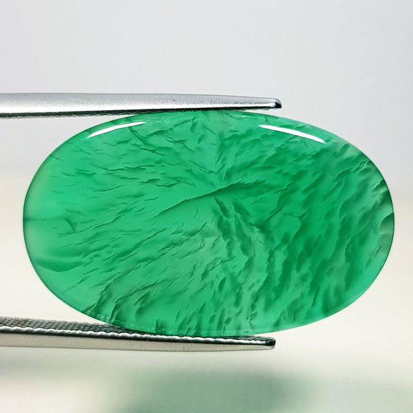 17.20 ct Natural Green Agate (1 of 5)