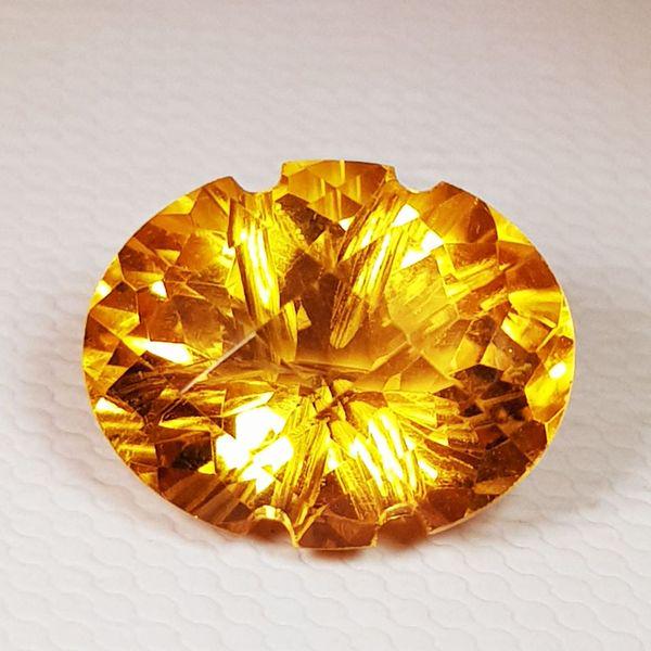 Natural Citrine Oval Flower Cut 5.35 ct (1 of 5)
