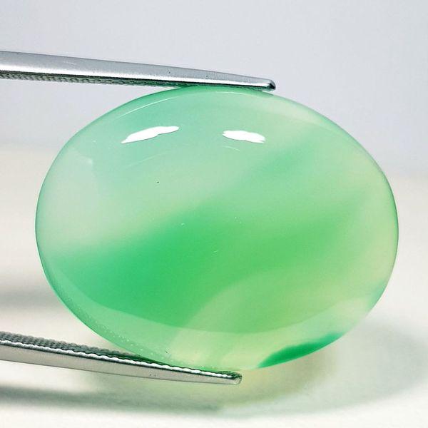 29.80 ct Natural Green Agate (1 of 5)