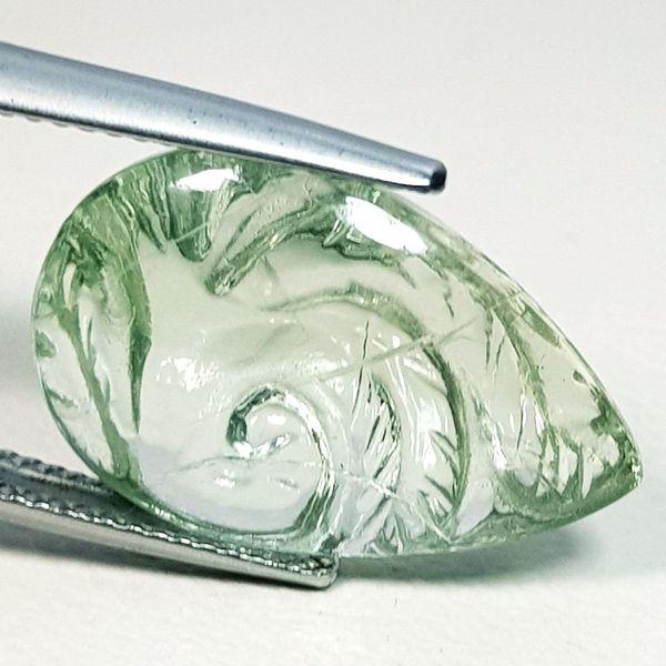 14.40 ct Natural Green Amethyst Designer Cabochon (1 of 5)