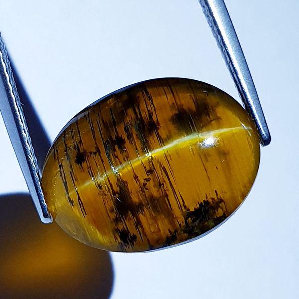 11.06 ct Natural Opal Cat's Eye: No Reserve! Title: 11.06 ct Natural Opal Cat's Eye Color/Clarity: Semi Transparent Gemstones: Loosegemstone Carat Weights: 11.06 Size/Dimensions: 17.00 x 13.00 x 80.50 Additional Information: Oval- Af