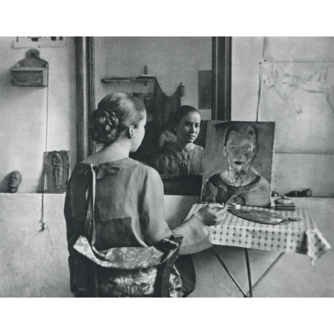 ANDRE KERTESZ - Miss Gunvor Berg, Paris 1926: Artist: ANDRE KERTESZ Print Title: Miss Gunvor Berg, Paris 1926 Medium: Sheet-Fed Gravure Printing date: 1970's Printed in USA Image size approx. 7 x 9 inches Andre Kertesz (1894-1985) born Kertesz An