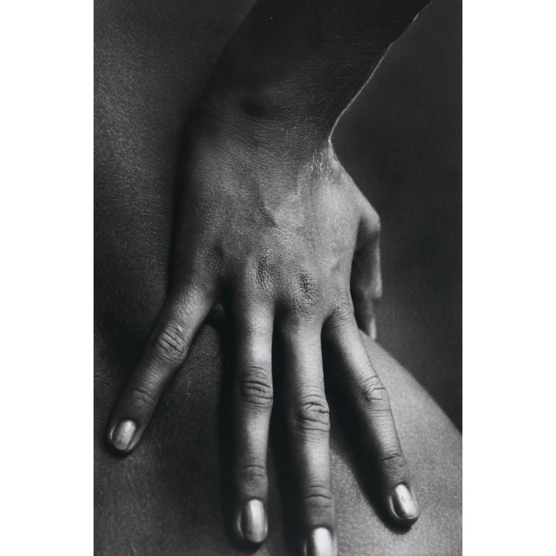 JEANLOUP SIEFF - Hand on a Hip, Paris, 1964: Artist: JEANLOUP SIEFF Print Title: Hand on a Hip, Paris, 1964 Medium: Sheet-Fed Gravure Printing Date: 1980's Printed in France Image Size approx: 11.25 x 8.5 inches Jeanloup Sieff (1933-2000) was a