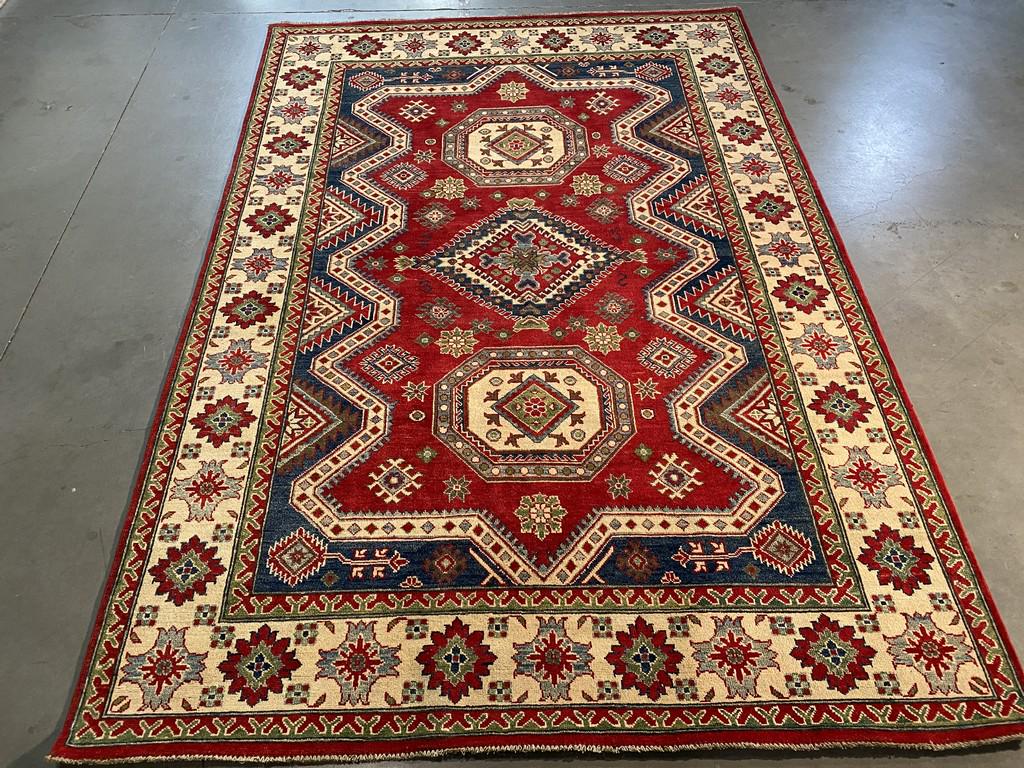 STUNNING FINE SUPER KAZAK RUG 6x8.8 (1 of 7)