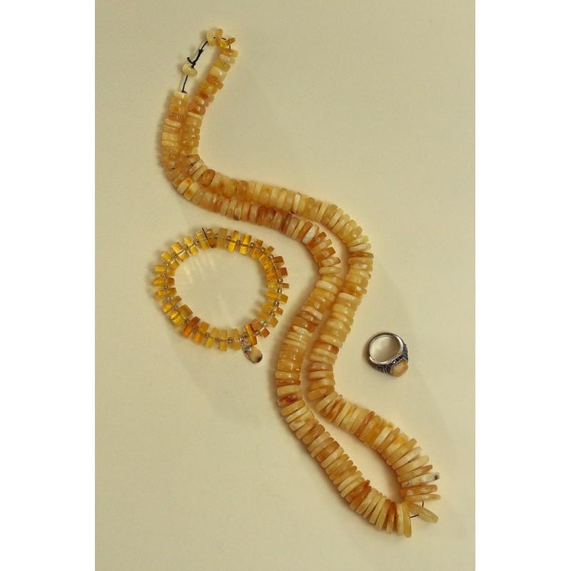 115g Baltic amber necklace, ring, bracelet, pendant (1 of 10)