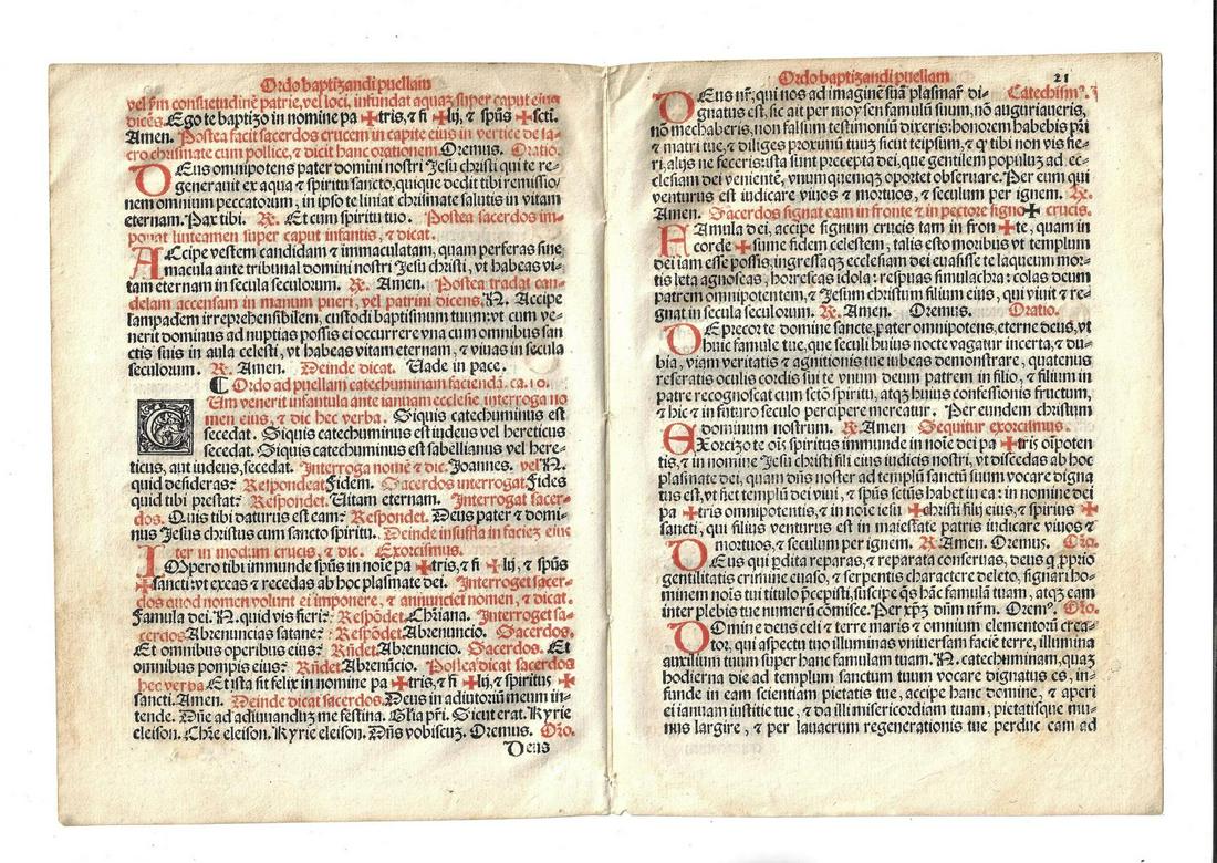 1567 Catholic Prayer Leaves Baptism (1 of 2)