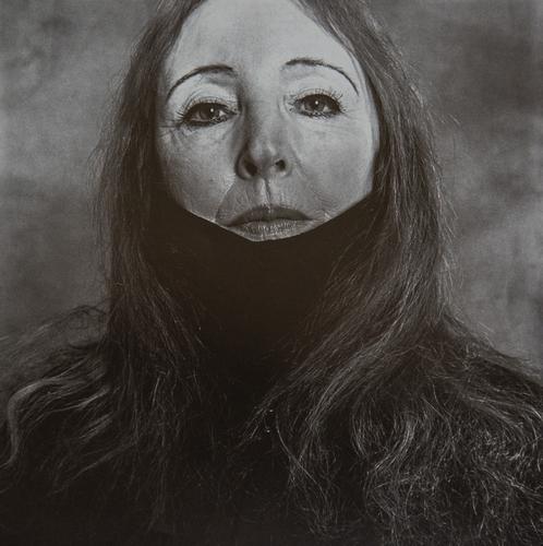 IRVING PENN - Anais Nin, New York, 1971: Artist: IRVING PENN Title: Anais Nin, New York, 1971 Medium: Photo Litho, 1986, USA Dimensions: 7.9x7.9" Description: Heat Wax Mounted on 11x14" Conservation Board Artist Bio: Irving Penn (1917-2009) 