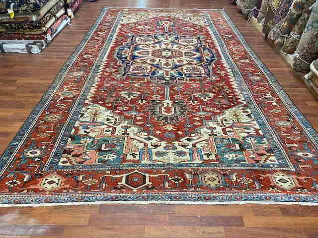 Antique Turkish Ushak rug-3905 (1 of 8)