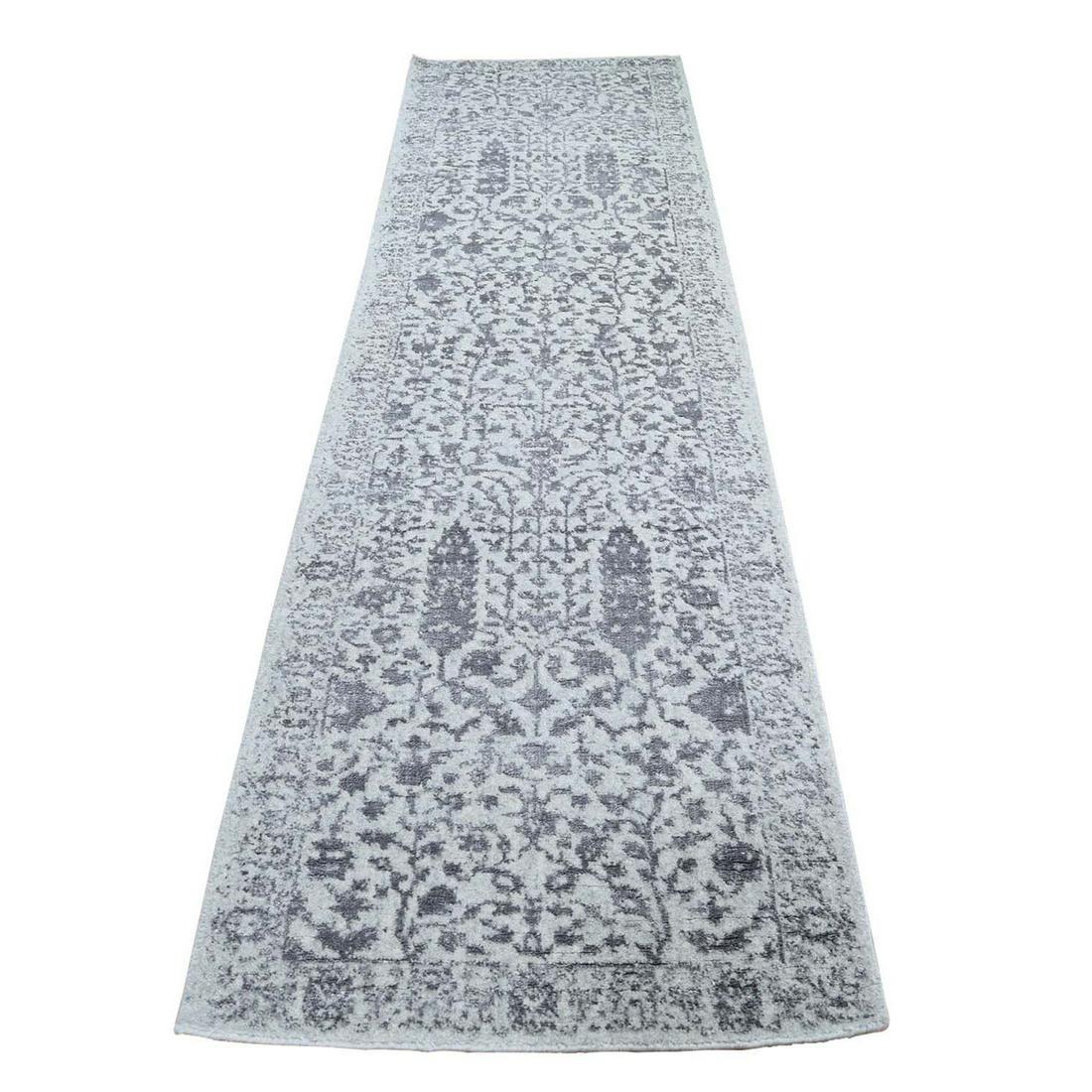 Jacquard Hand-Loomed Gray Broken Cypress Tree Design (1 of 6)