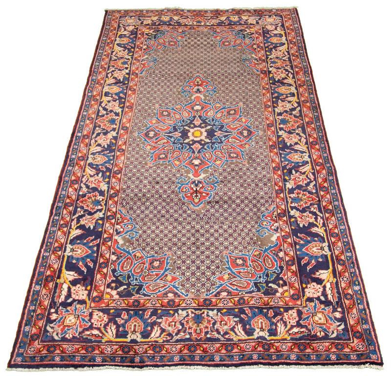Hand-knotted Hamadan Wool Rug 5'0" x 10'2" (1 of 3)