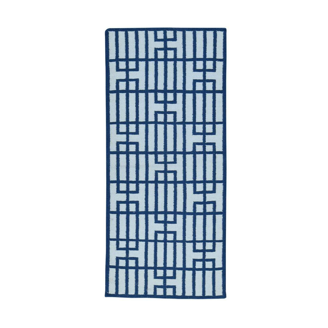 Hand-Woven Reversible Kilim Flat Weave Oriental Runner (1 of 7)