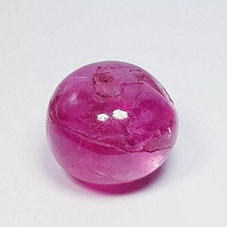 8.12 ct Natural Ruby Round Drilled (1 of 5)