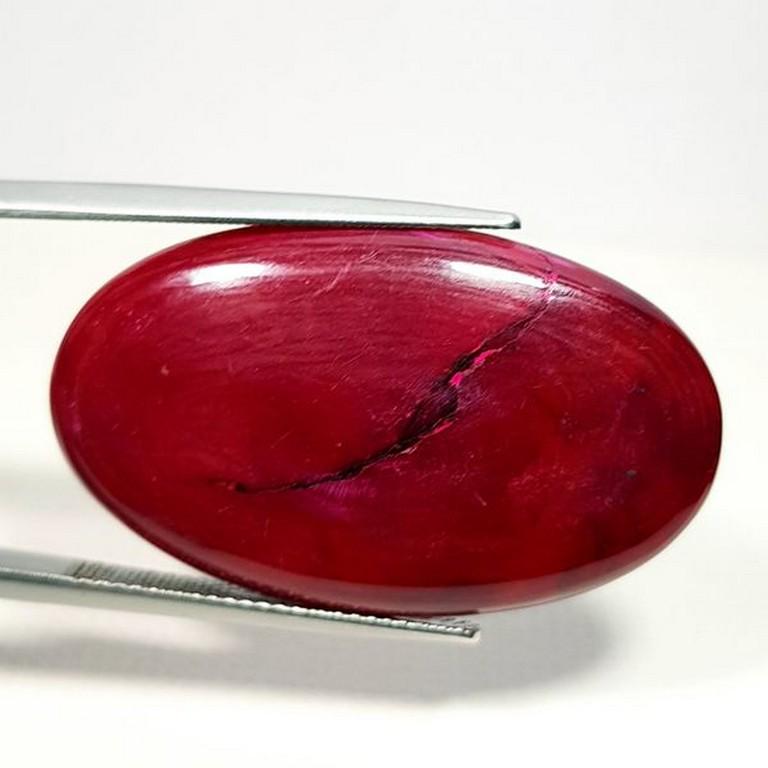 26.30 ct Natural Red Opal (1 of 5)