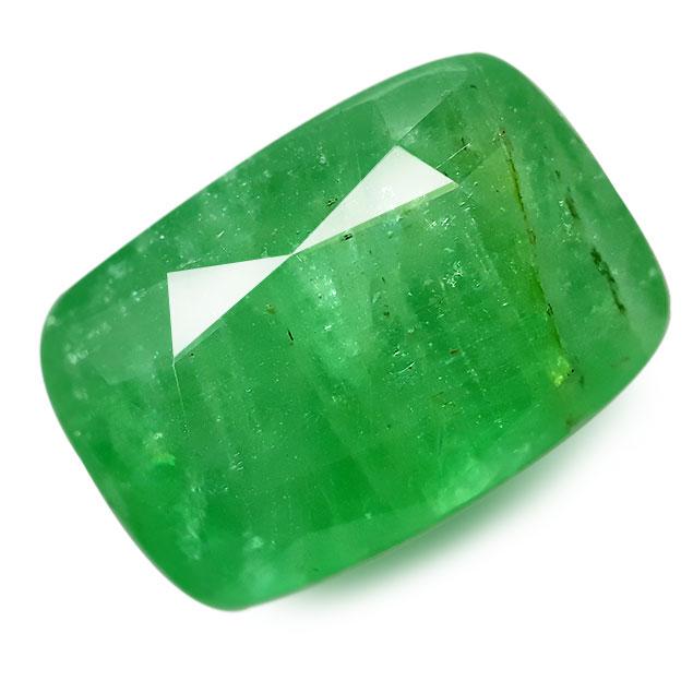 2.40 Cts Natural Zambian Emerald Cushion Shape Good (1 of 1)