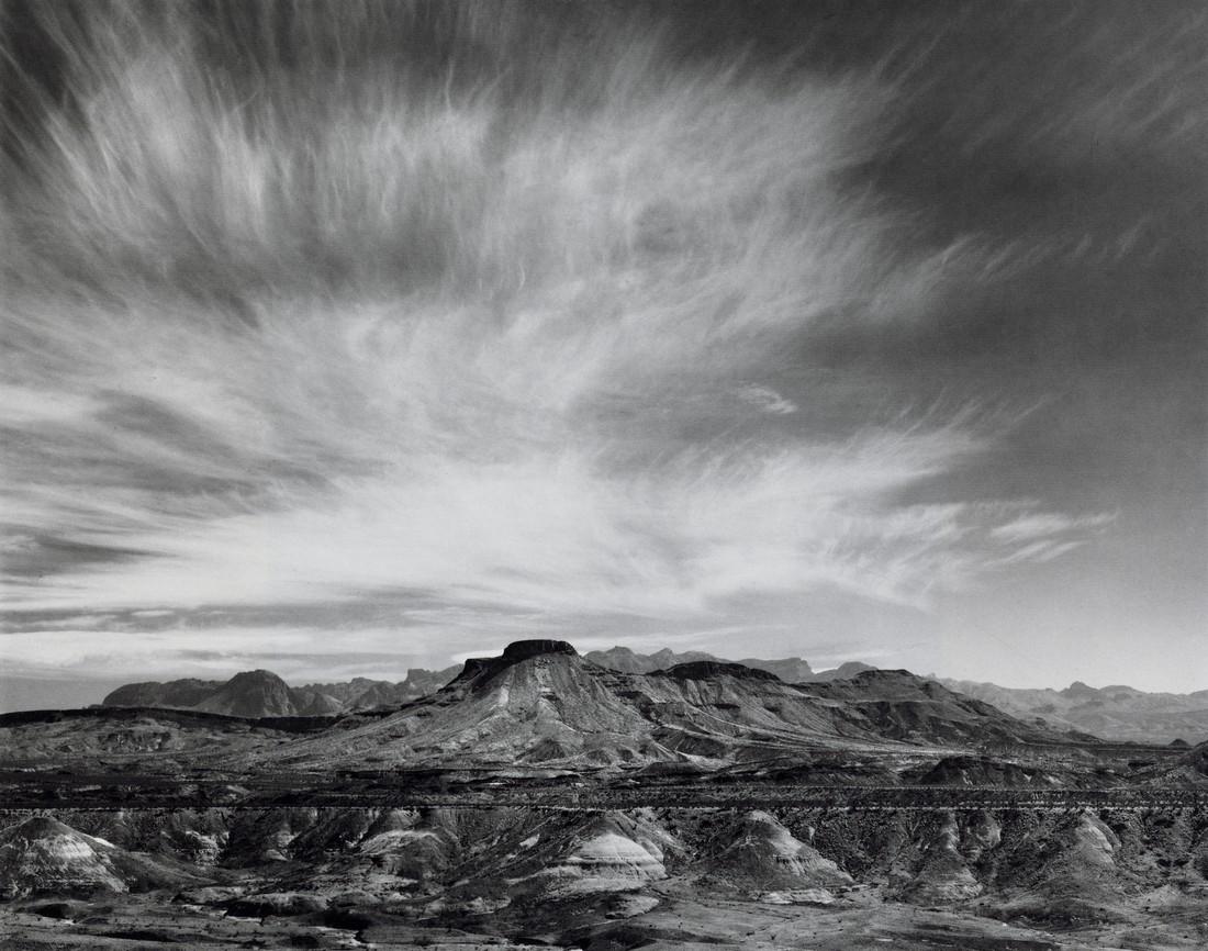 ANSEL ADAMS - Burro Mesa, Chisos Mountains, Big Bend (1 of 1)